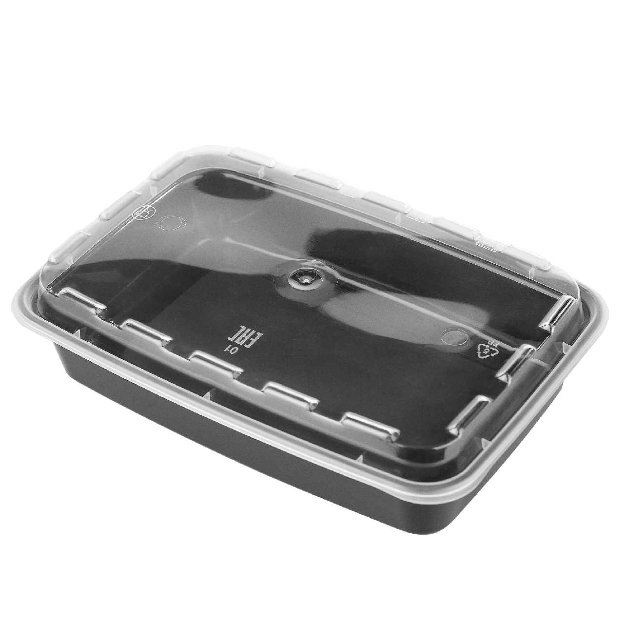 Контейнер с крышкой 830 мл 12 шт