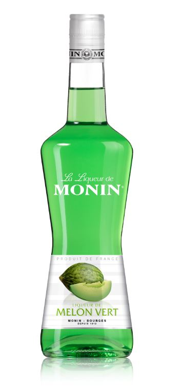 Ликер Monin Melon Vert со вкусом зеленой дыни, 0.7л