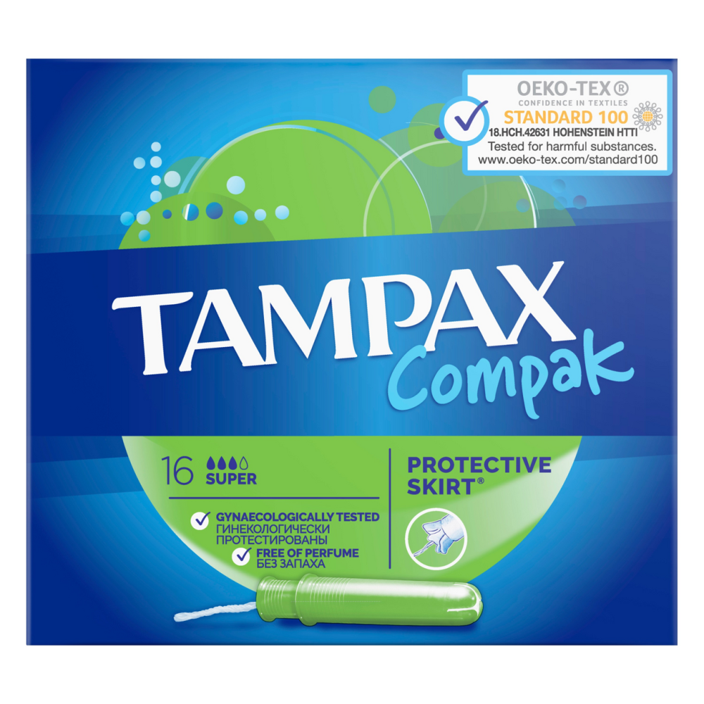 Тампоны Tampax Compact Super 16шт