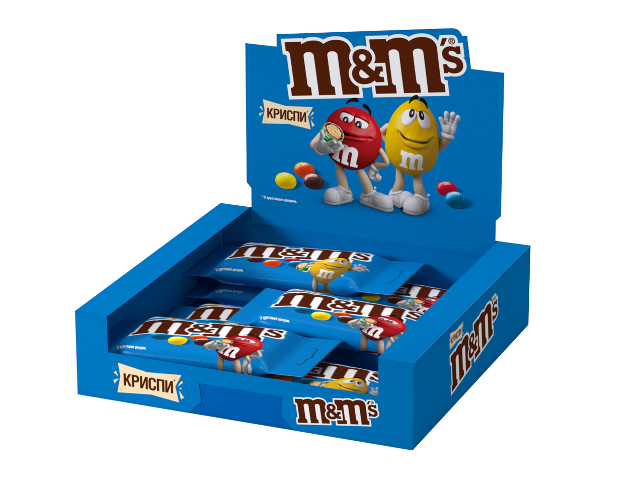 Драже M&M's Хриспи с хрустящим центром 36г