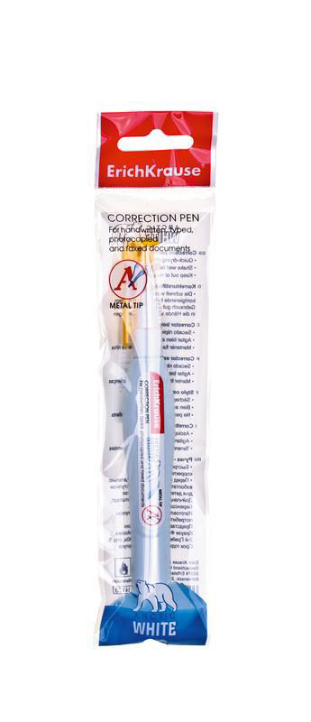 Ручка-корректор ErichKrause 10 мл (быстросохнущая основа)