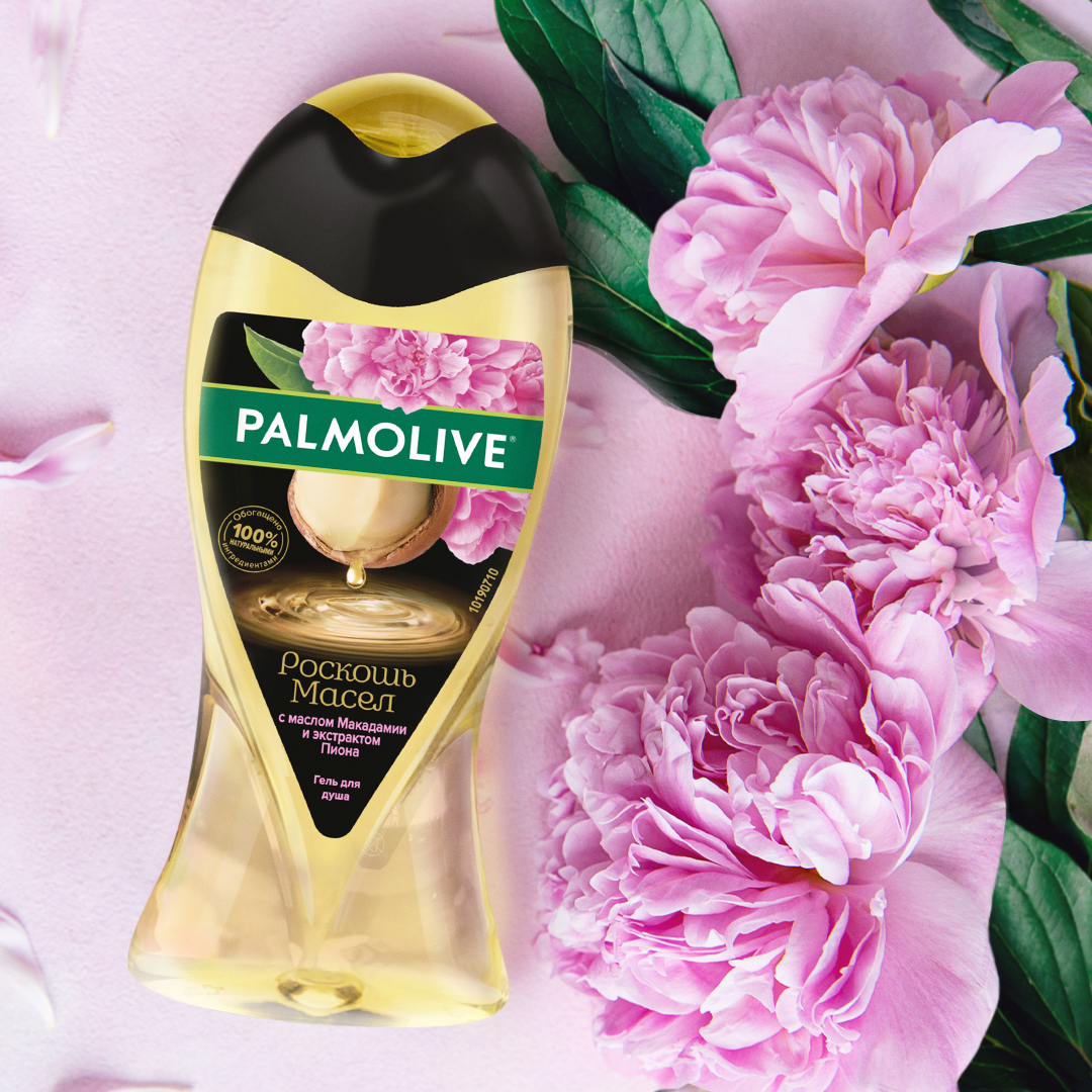 Гель для душа Palmolive Роскошь Масел с маслом Макадамии и экстрактом Пиона, 250мл