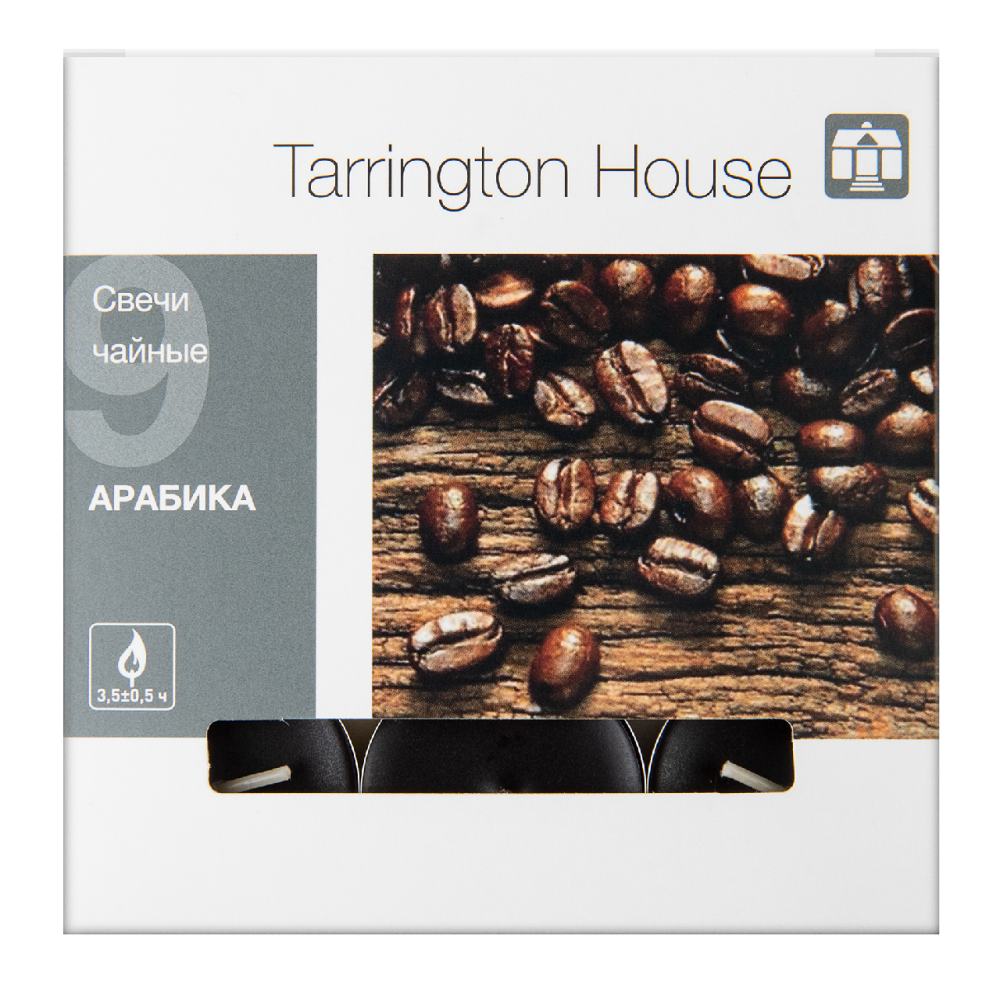 Tarrington House Свеча Чайная ароматическая Арабика, 9шт