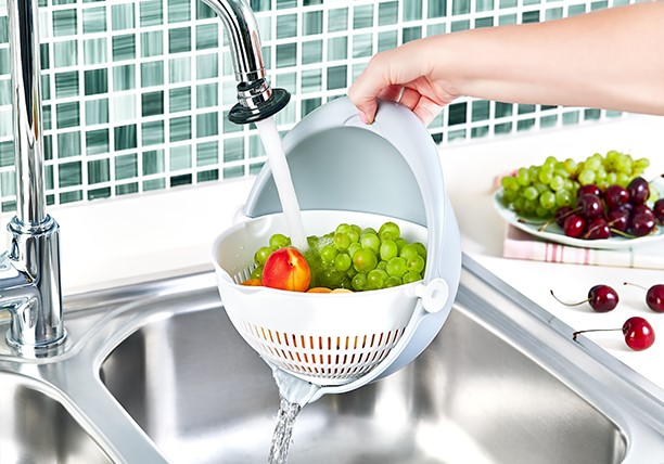 Дуршлаг Hobby Life Aqua вращающийся, 21см