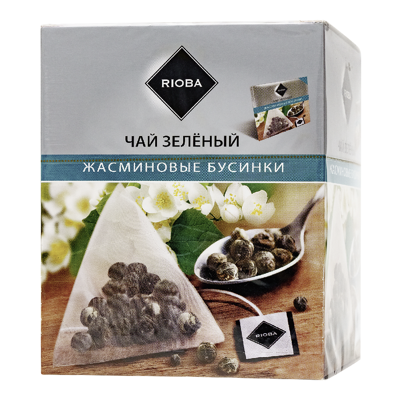 Чай RIOBA зеленый пакетированный, 20х2г