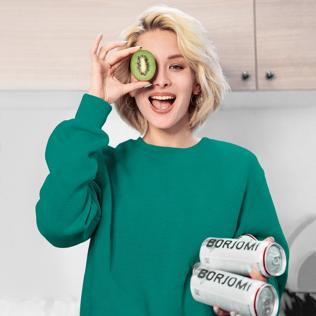 Вода природная минеральная Borjomi 0,33 л ж/б