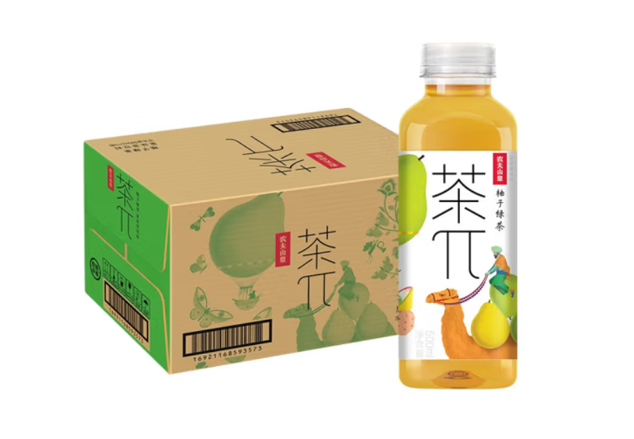 Холодный чай Пи зеленый с помело, 500мл