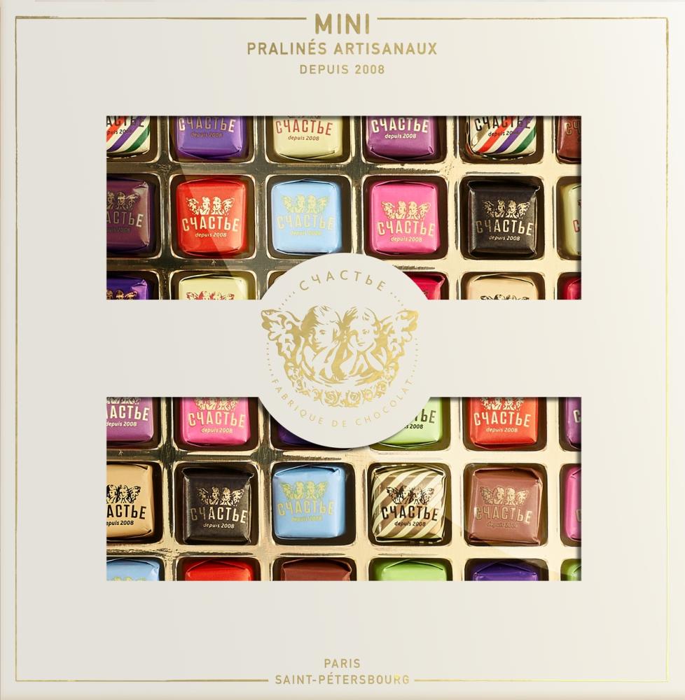 Коллекция конфет мини-пралине Счастье Ассорти, 305г