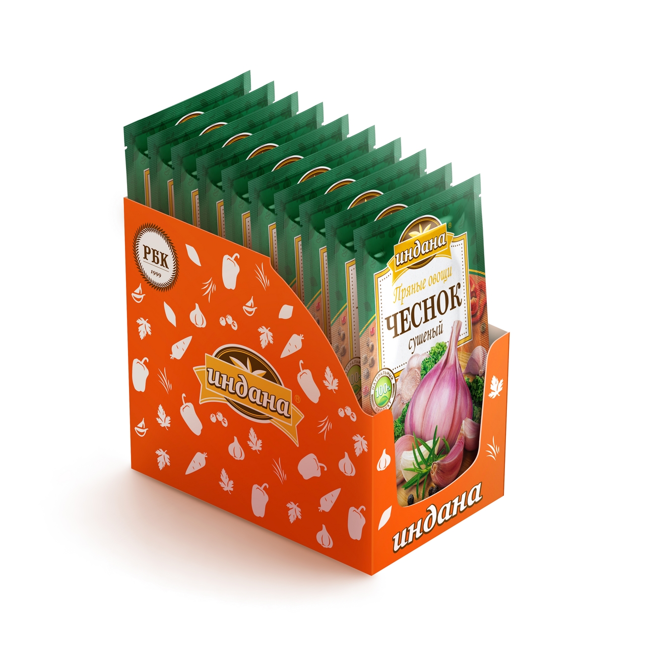 Чеснок Индана сушеный, 15г