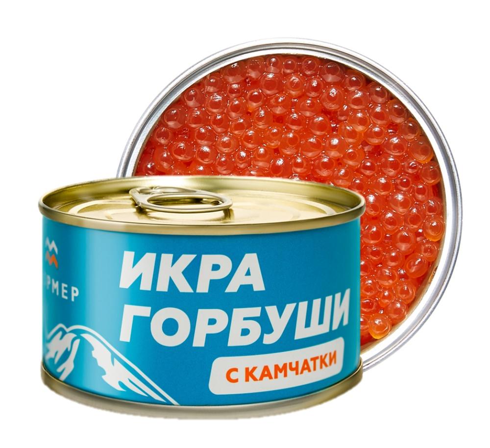 Икра горбуша соленая