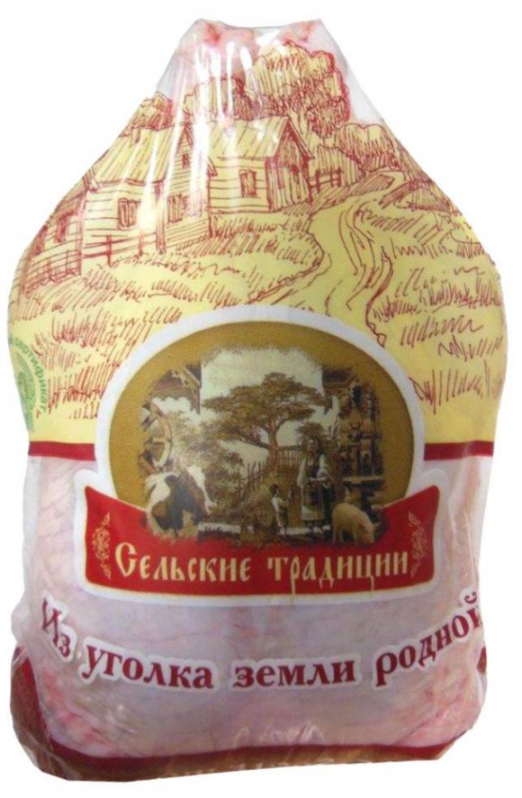 Тушка цыпленка-бройлера пакфир охлажденная ЯСНЫЕ ЗОРИ ~ 1,6кг