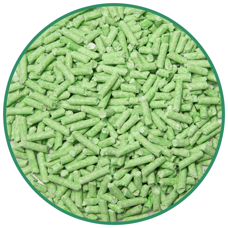 Наполнитель Cat Step Tofu Green tea комкующийся, 2.7кг