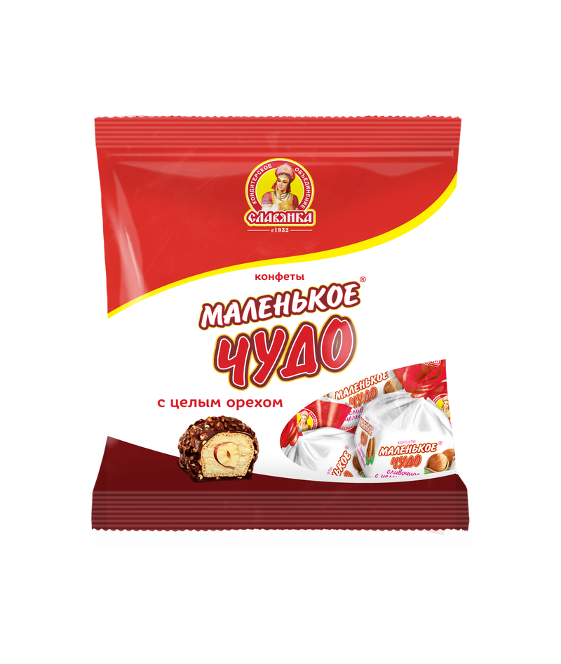 Конфеты Маленькое чудо сливочное с орехом, 206г