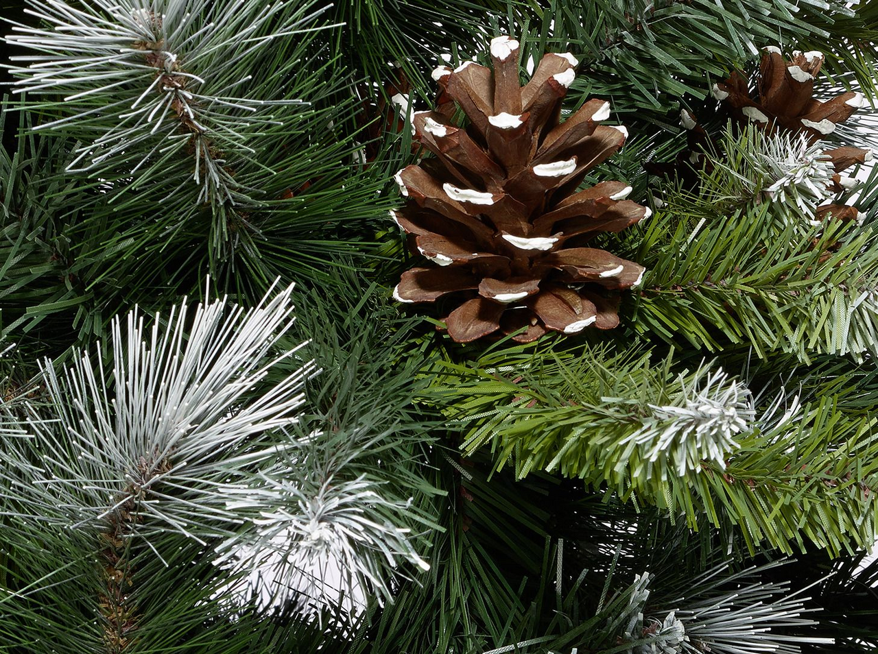 Tarrington House гирлянда еловая с шишками, 270см