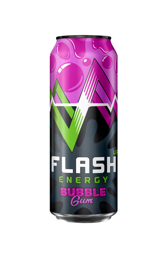 Напиток энергетический Flash Up Buble Gum, 450мл