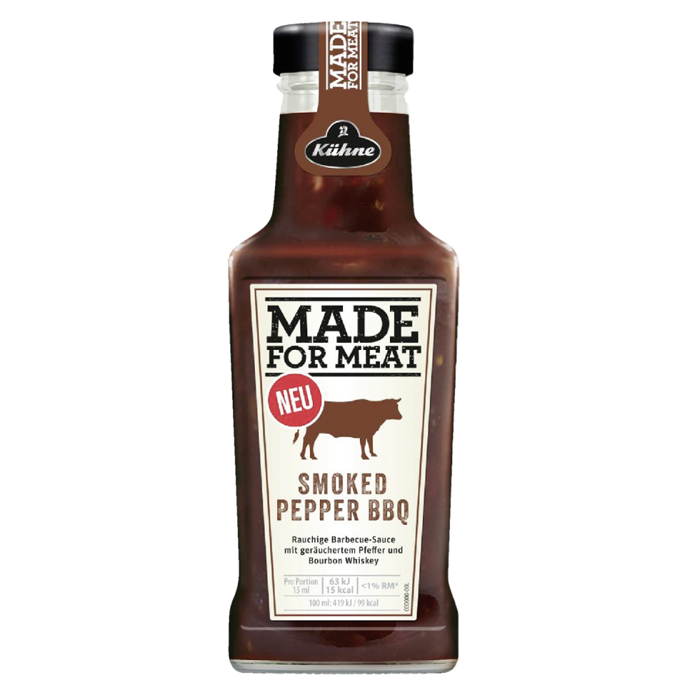 Соус Kuhne Made for Meat томатный барбекю с копченым перцем 235 мл