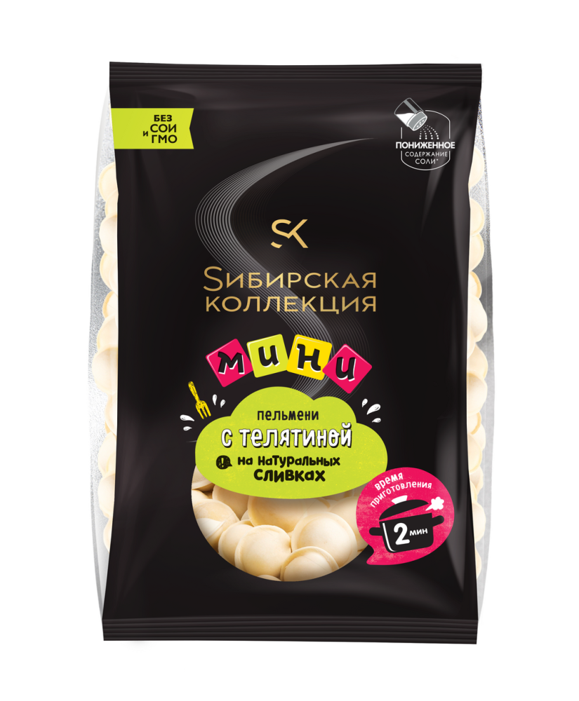 Пельмени Сибирская Коллекция мини с телятиной 700 г