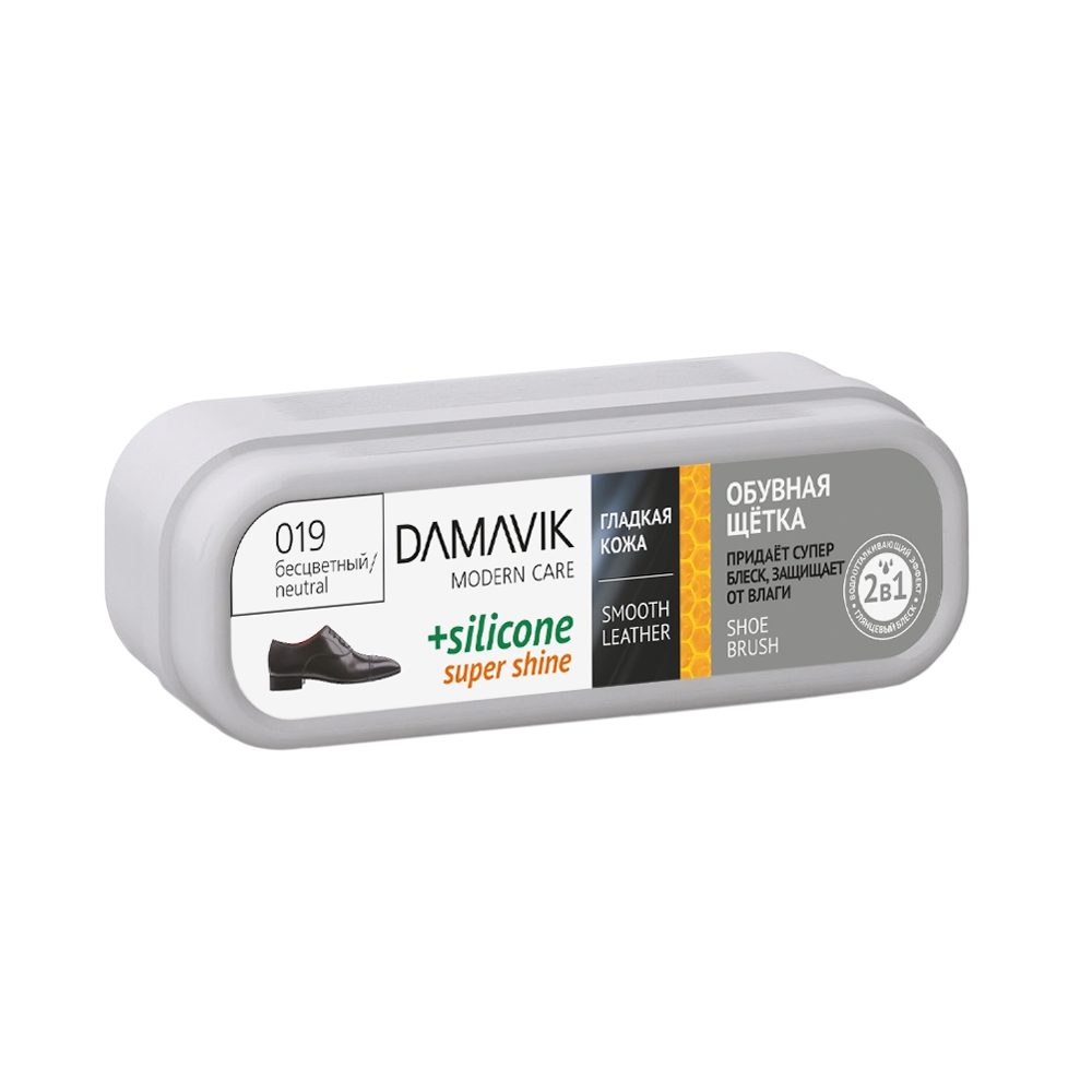 Щетка для обуви Damavik Super Shine бесцветная, 42г