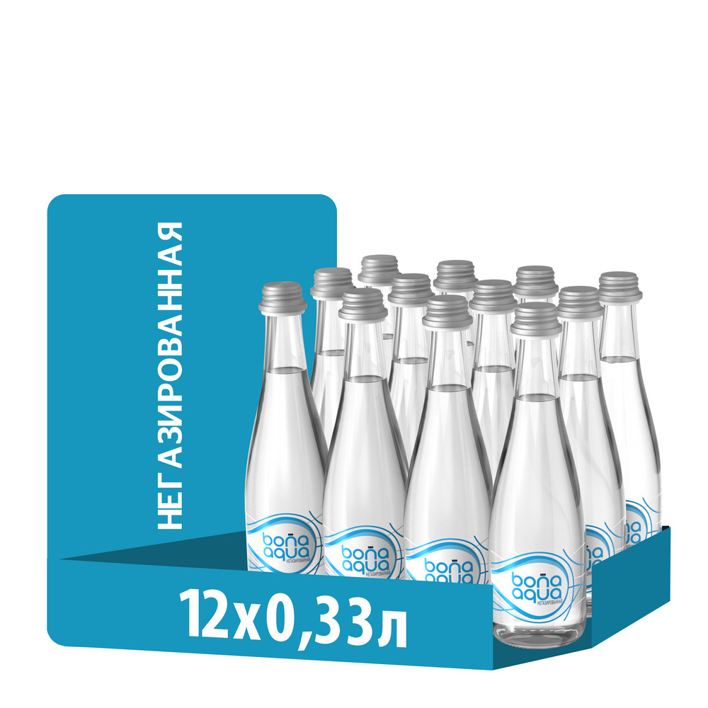 Вода BonaAqua негазированная, 330мл
