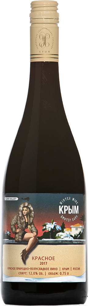 Вино Alma Valley Winter Wine красное полусладкое, 0.75л