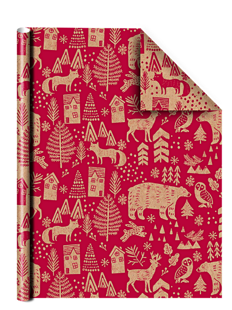 Бумага упаковочная Арт и Дизайн крафт, 70 x 100см