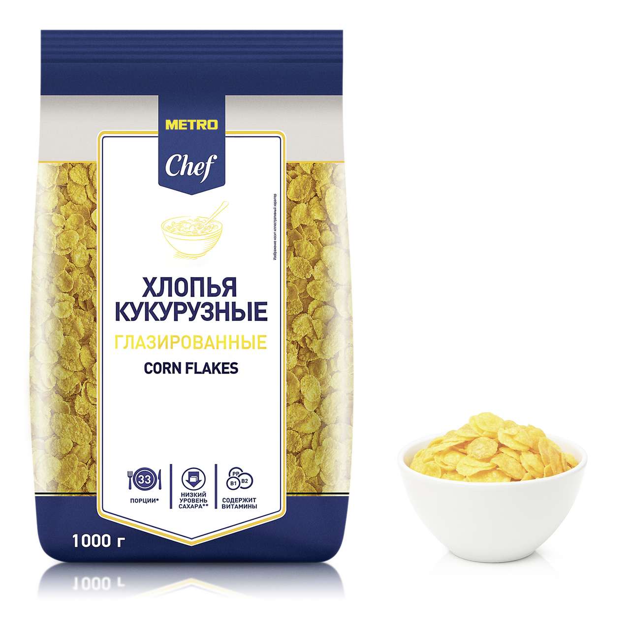 Хлопья кукурузные METRO CHEF глазированные, 1 кг