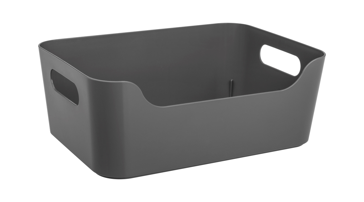 Корзина универсальная Эконова Scandi белая 1.2л, 17 х 12 х 7.5см