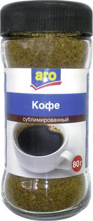Кофе ARO сублимированный, 80г