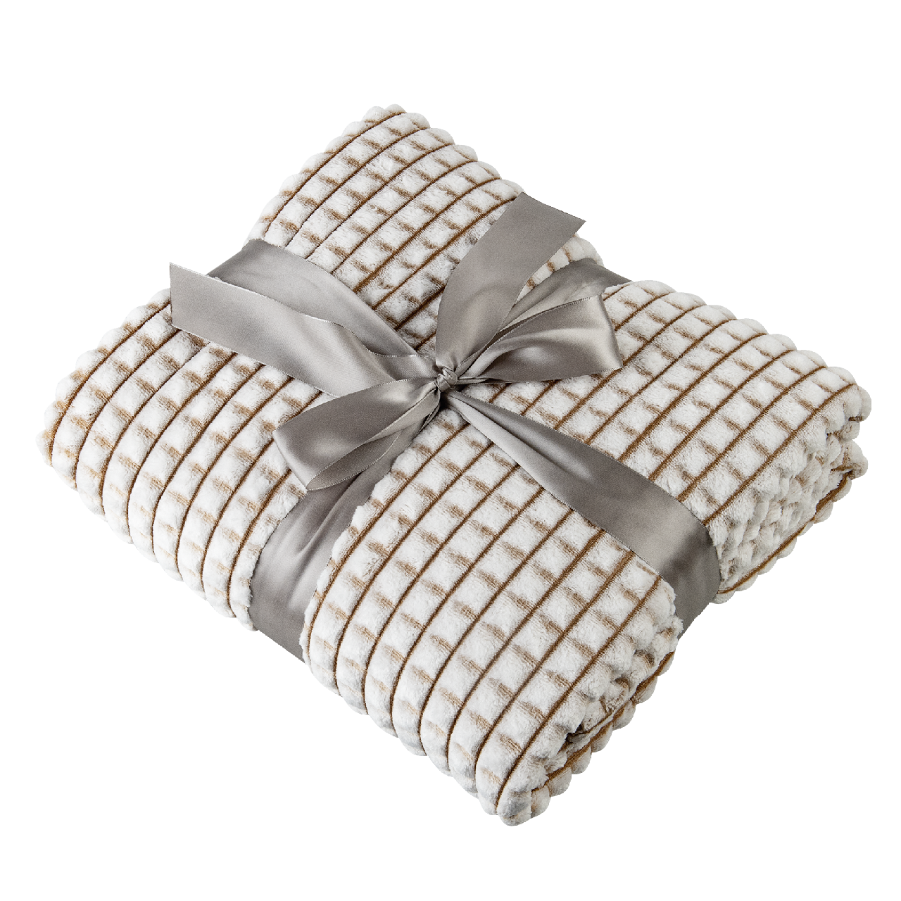 Tarrington House Плед песочный микрофибра велюровый 280г, 150 x 200см