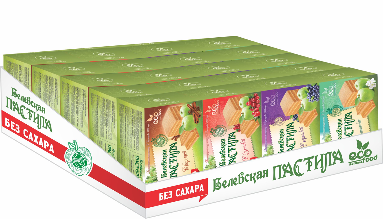 Пастила Ecofood Белевская диетическая в ассортименте 100 г