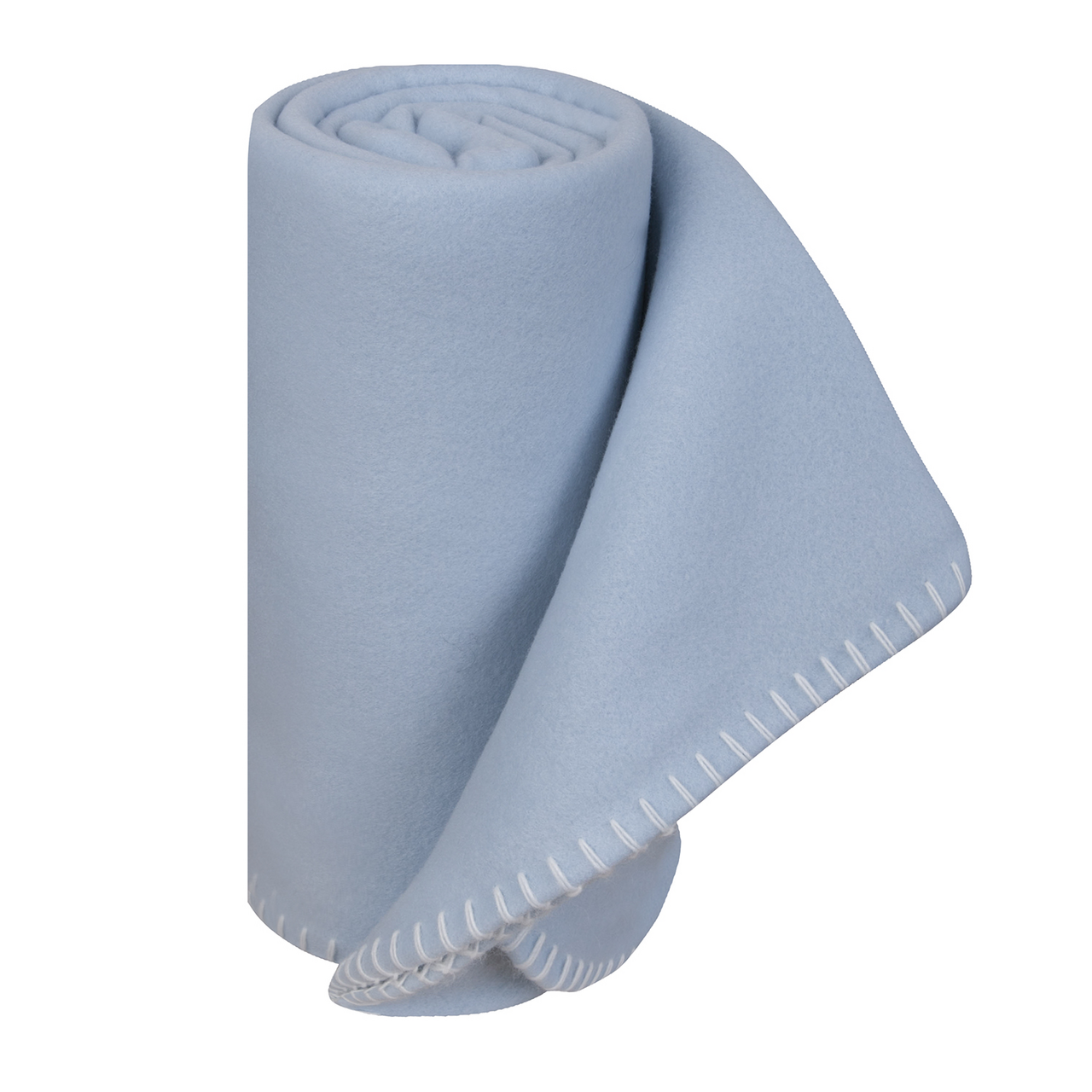 Tarrington House Плед флисовый голубой, 130 х 170см