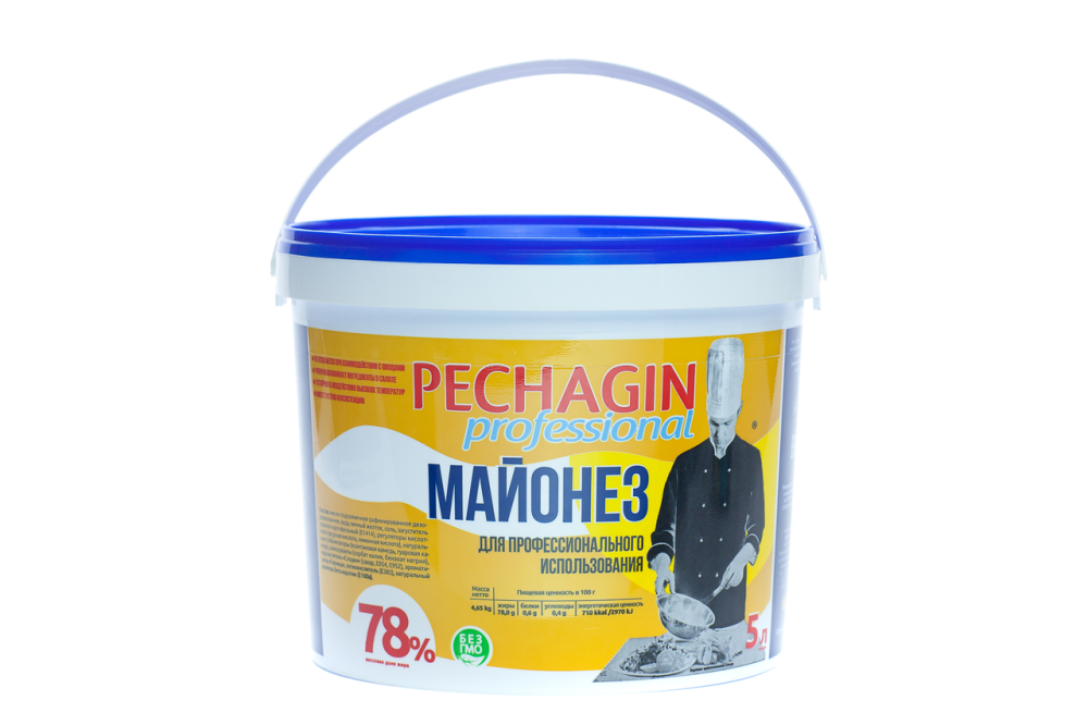 Майонез Pechagin Professional 78% ведро, 5л
