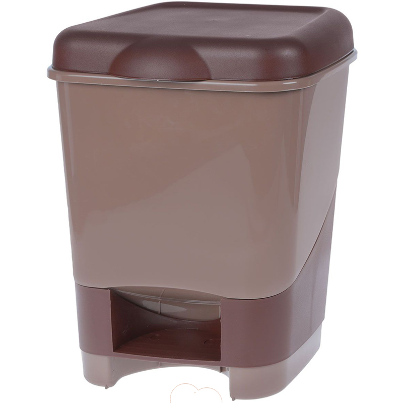 Контейнер Полимербыт для мусора педальный 20 литров