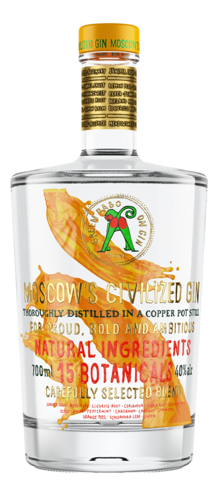 Джин Green Baboon Citrus, 0.7л