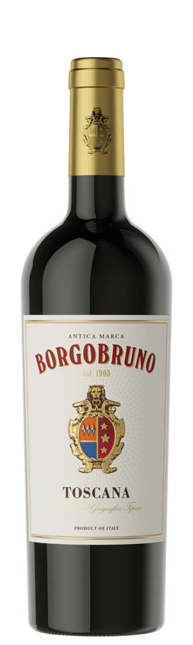 Вино Borgobruno красное полусухое, 0.75л