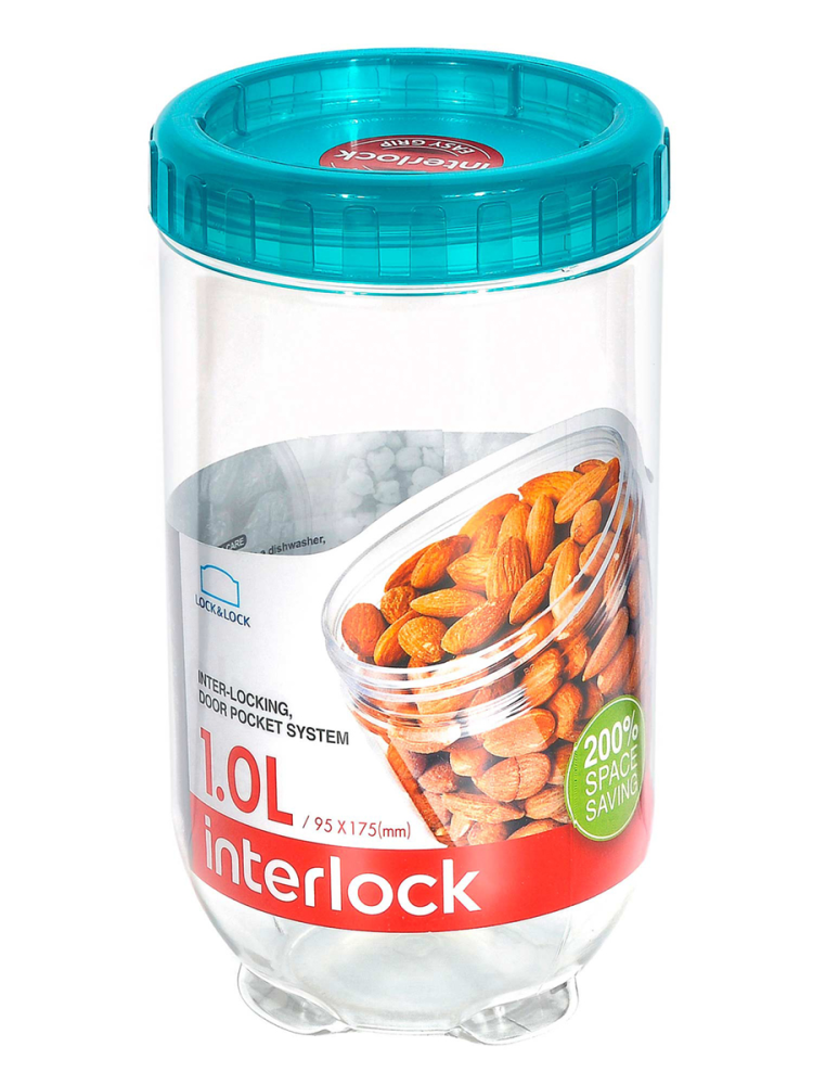 Банка Lock &amp; Lock Interlock для сыпучих продуктов 1л