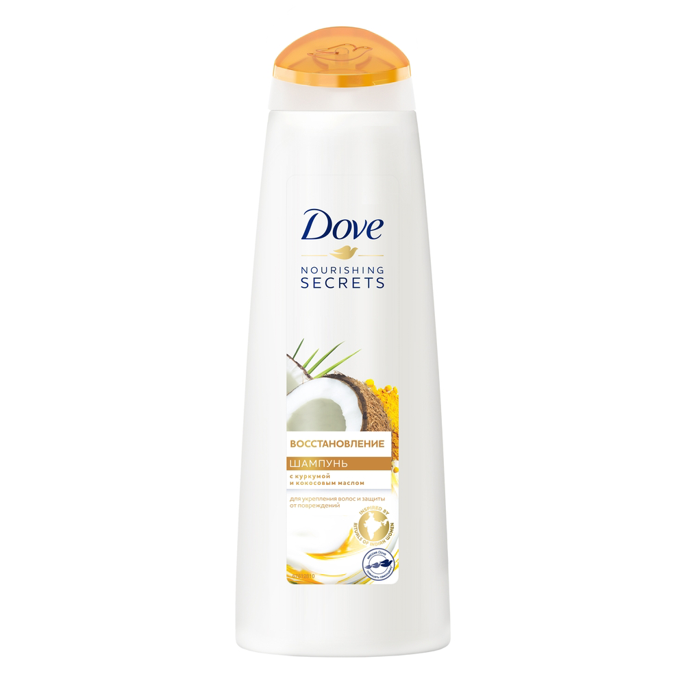 Шампунь Dove Nourishing Secrets Восстановление с куркумой и кокосовым маслом 380 мл
