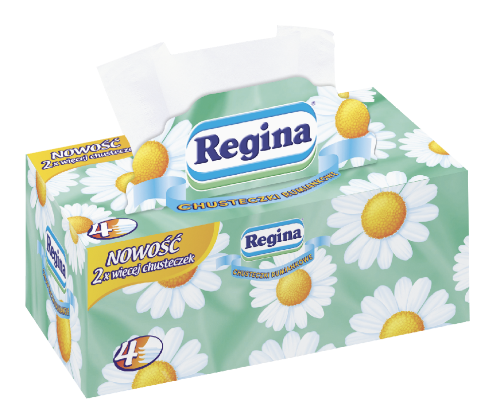 Салфетки Regina Ромашка ароматизированные 4 слоя