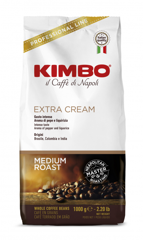 Кофе Kimbo Extra Cream в зернах 1 кг
