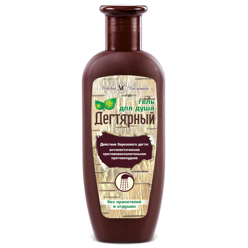 Гель для душа Невская Косметика дегтярный, 250мл