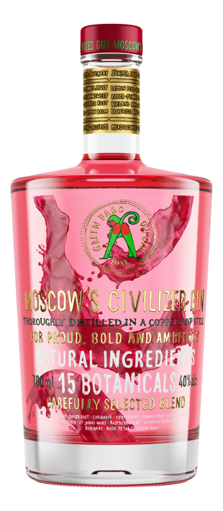 Джин Green Baboon Pink, 0.7л