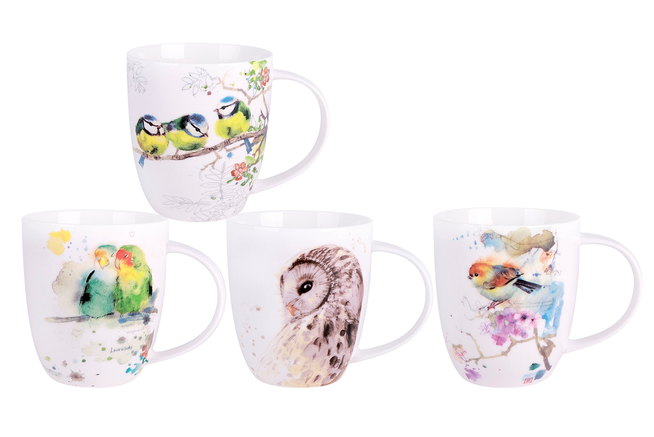 Кружка Quinsberry Birds, 420мл