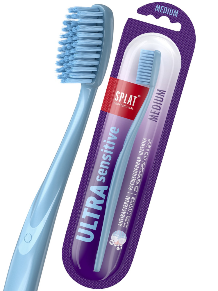 Зубная щетка Splat Professional Sensitive средняя, 1шт Зубная щетка Splat Professional Sensitive средняя, 1шт