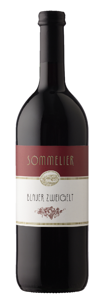 Вино Sommelier Blauer Zweigelt красное сухое, 1л