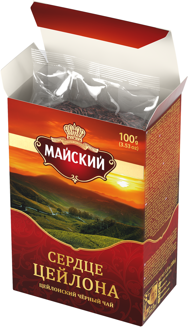 Чай Майский черный сердце цейлона, 100г