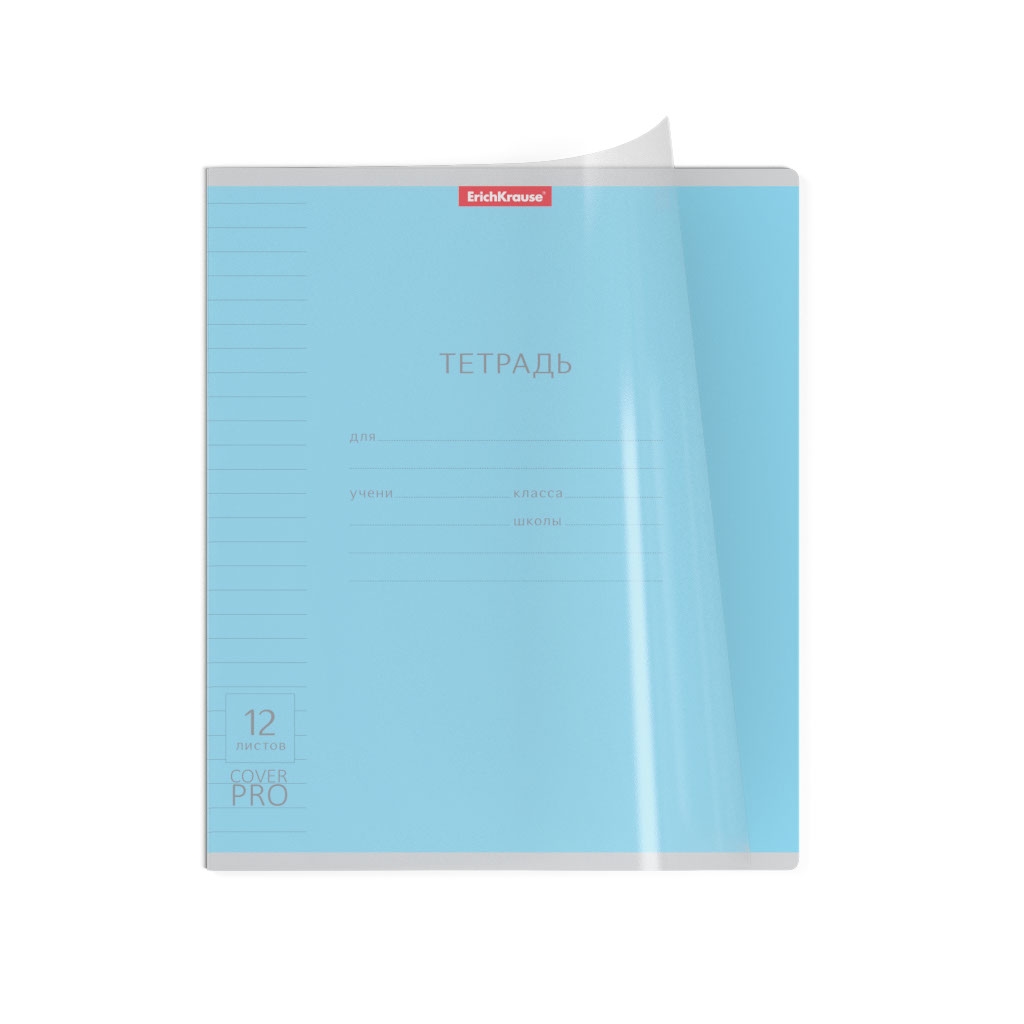 ТЕТРАДЬ 12Л ОДНОТОН С ОБЛОЖКОЙ