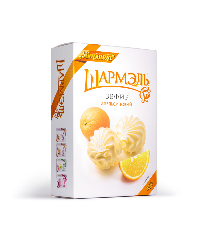 Зефир Шармэль апельсиновый, 255г