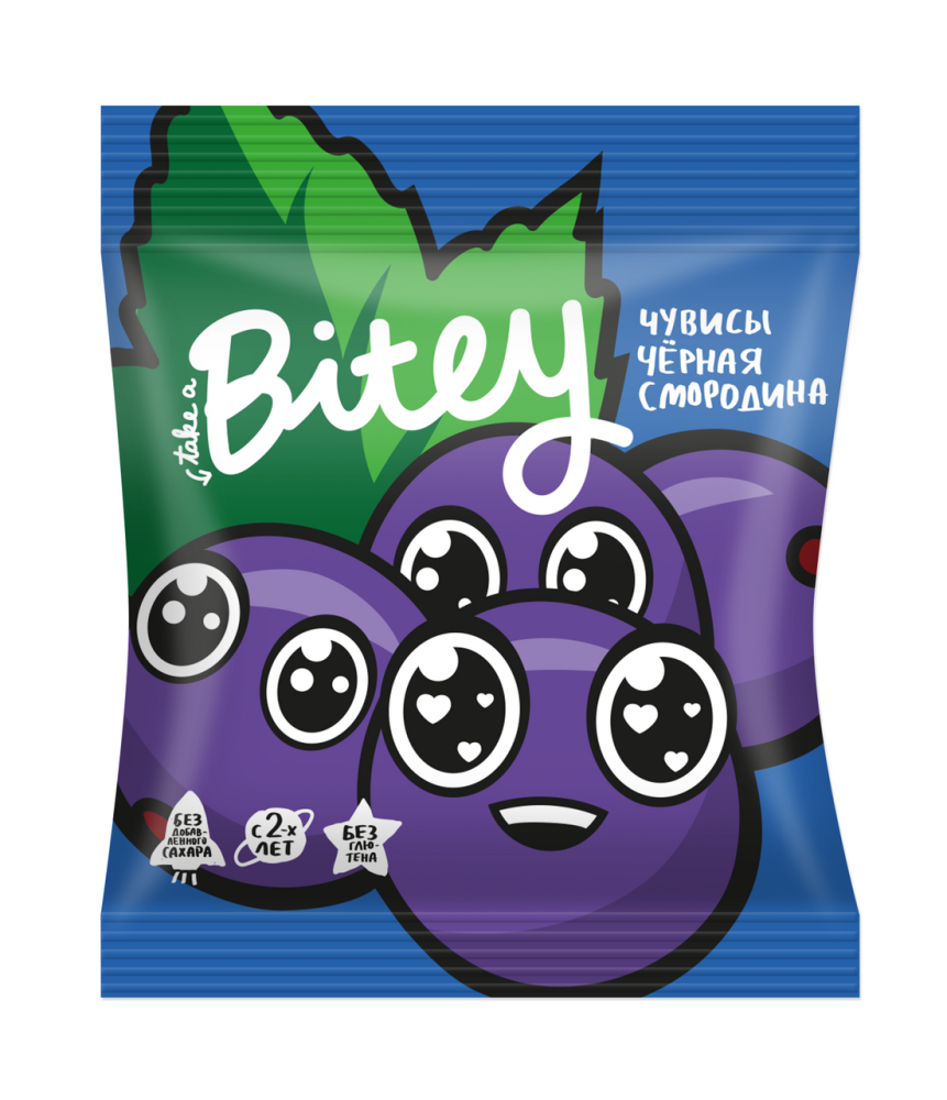 Мармелад Take a Bite Чувисы черная смородина, 20г