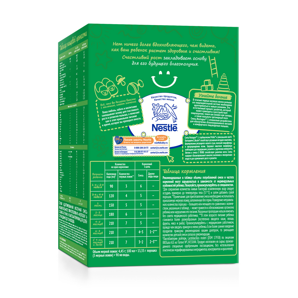 Смесь Nestogen 1 Молочная с рождения 600 г
