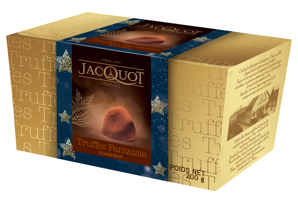 Конфеты Jacquot Fantaisie Фантазия трюфели классические, 200г